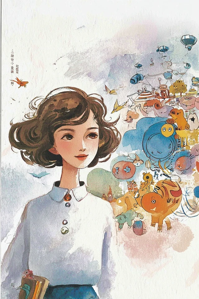 Whimsical Worlds in Watercolor - Image 1