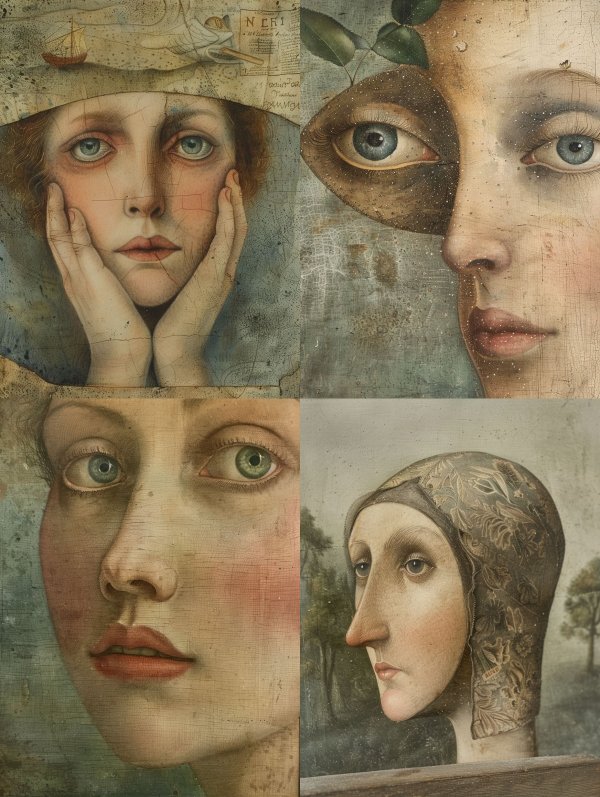 Ethereal Melancholy in Muted Tones