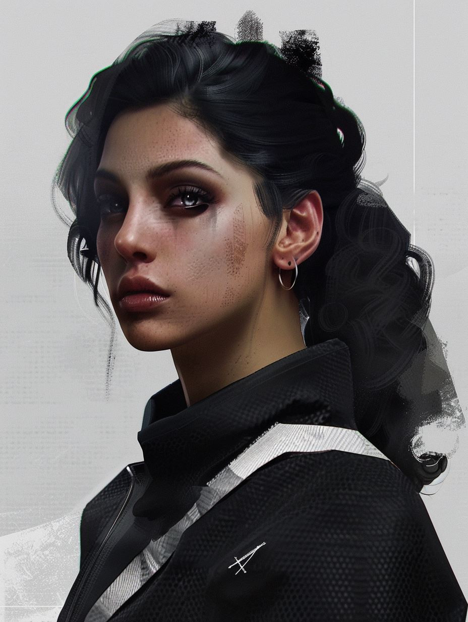 Gritty Digital Glitch Portrait - Image 2