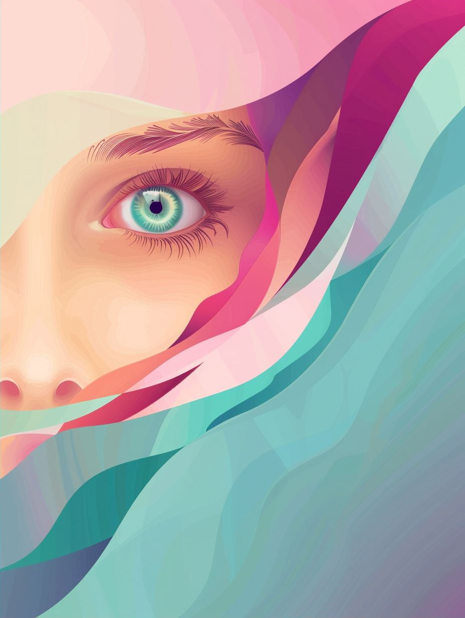Vibrant Prism Portrait Fusion - Image 2