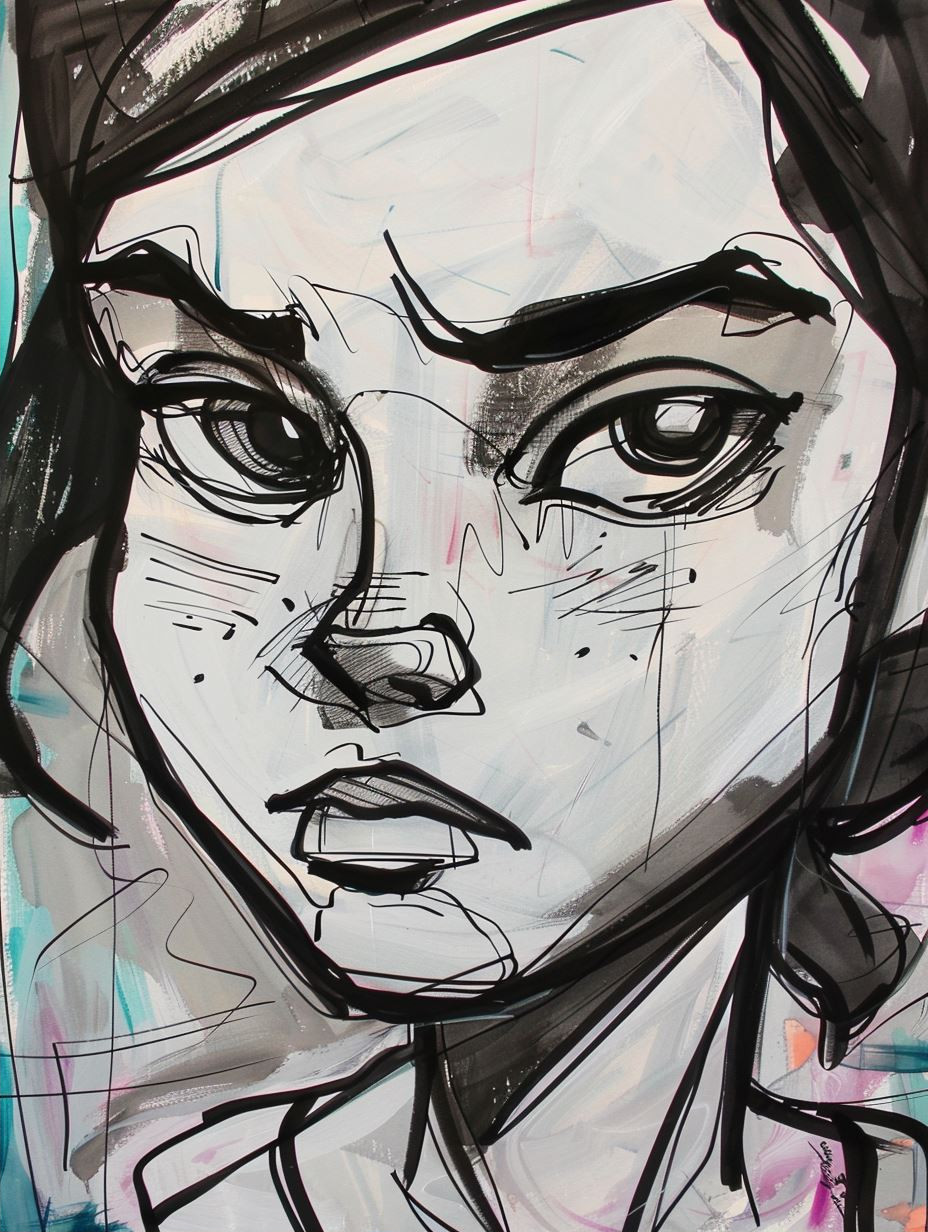 Expressive Modern Portrait Studies - Image 2
