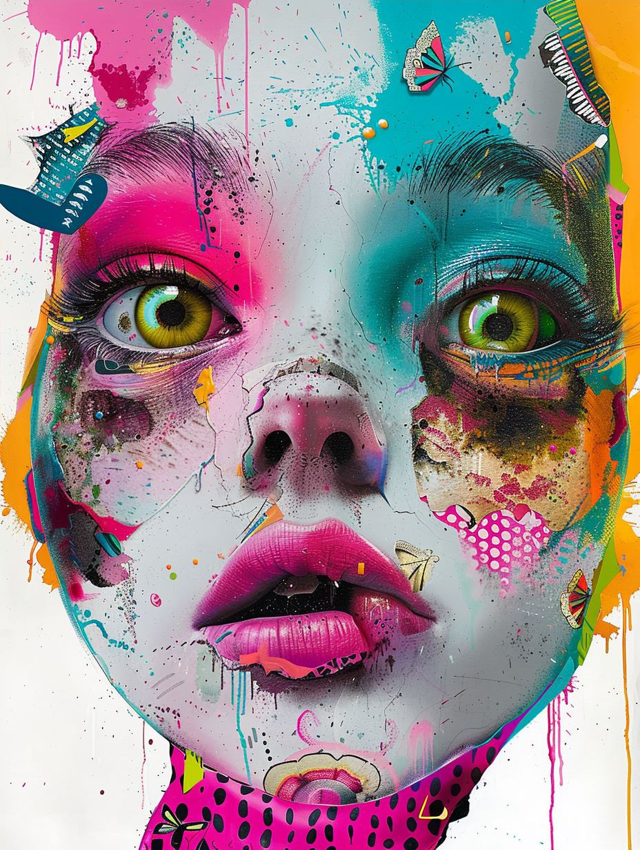 Chromatic Visions: A Surreal Portrait Study - Image 4