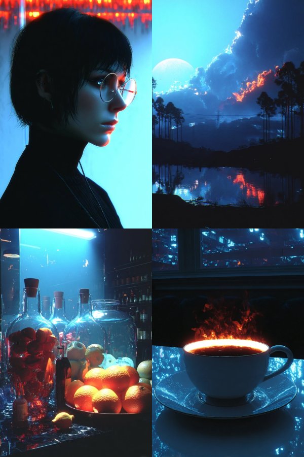 Neon Dreams and Burning Embers