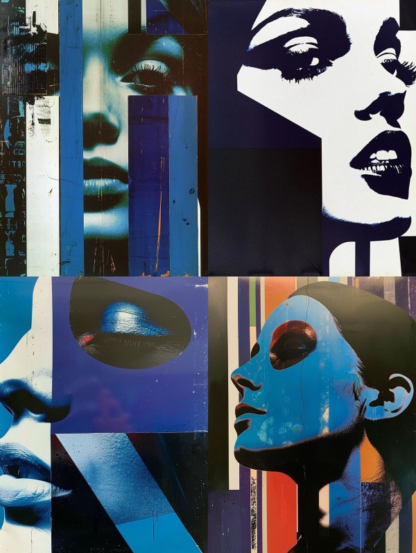 Fragments of a Blue Muse