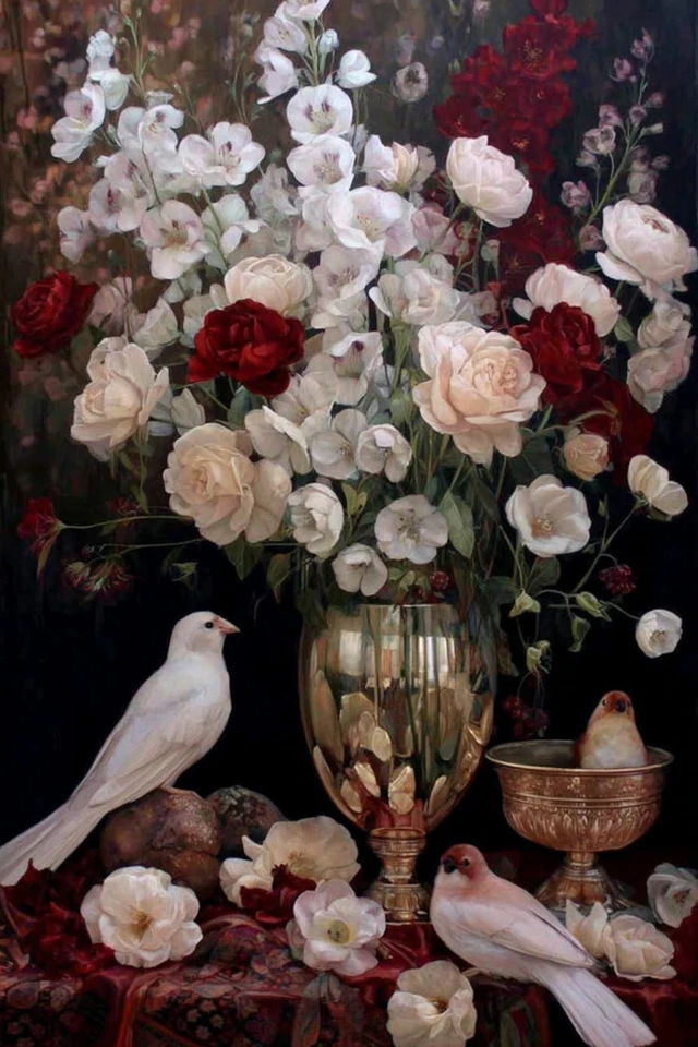Floral Renaissance Elegance - Image 3