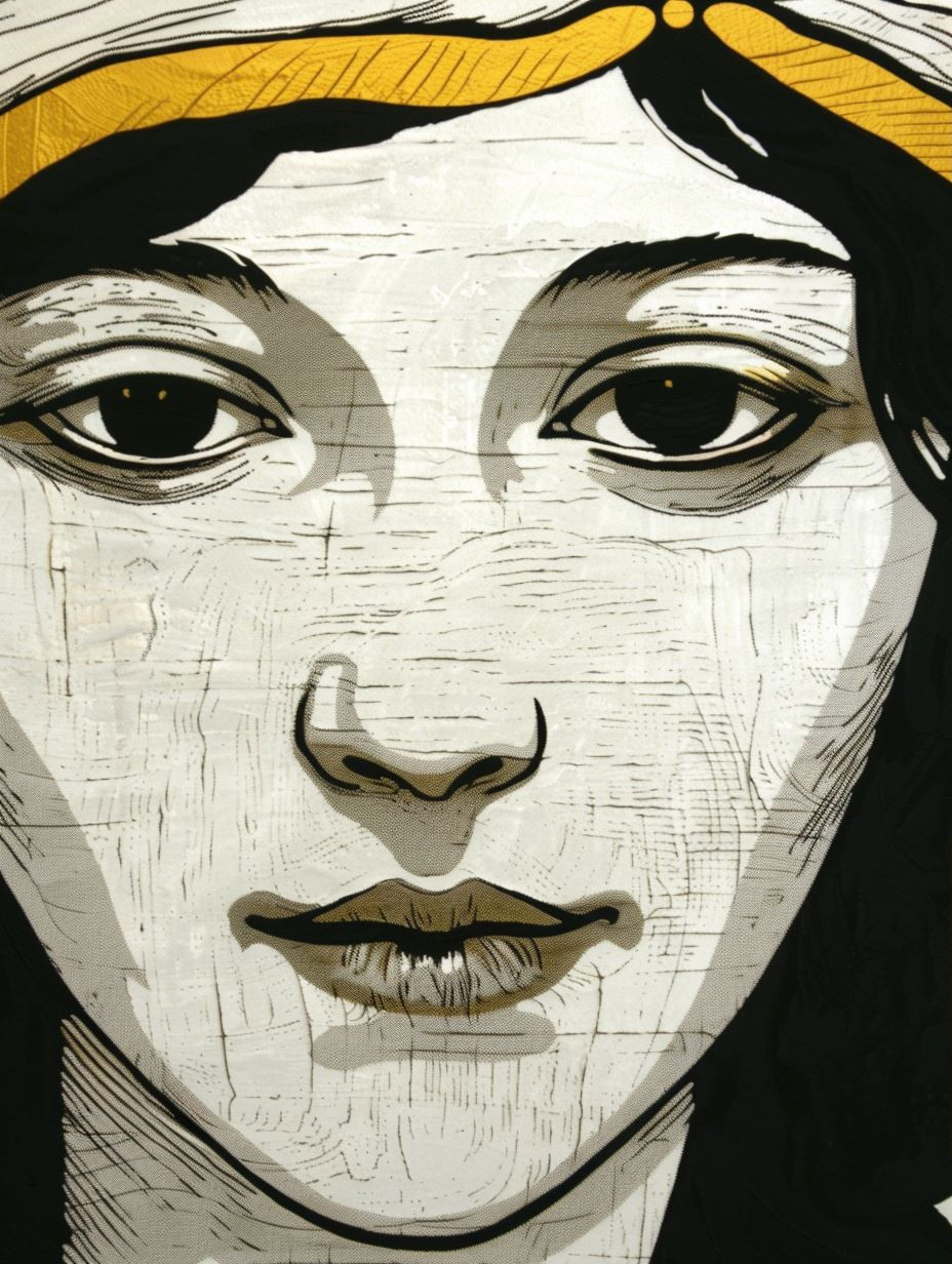 Golden Gaze Graphic - Image 1