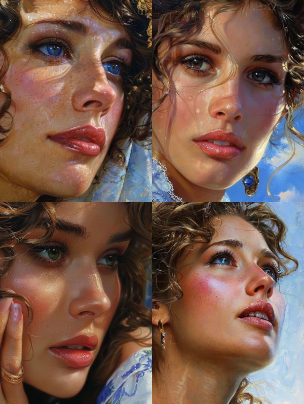 Ethereal Gaze: A Study in Light