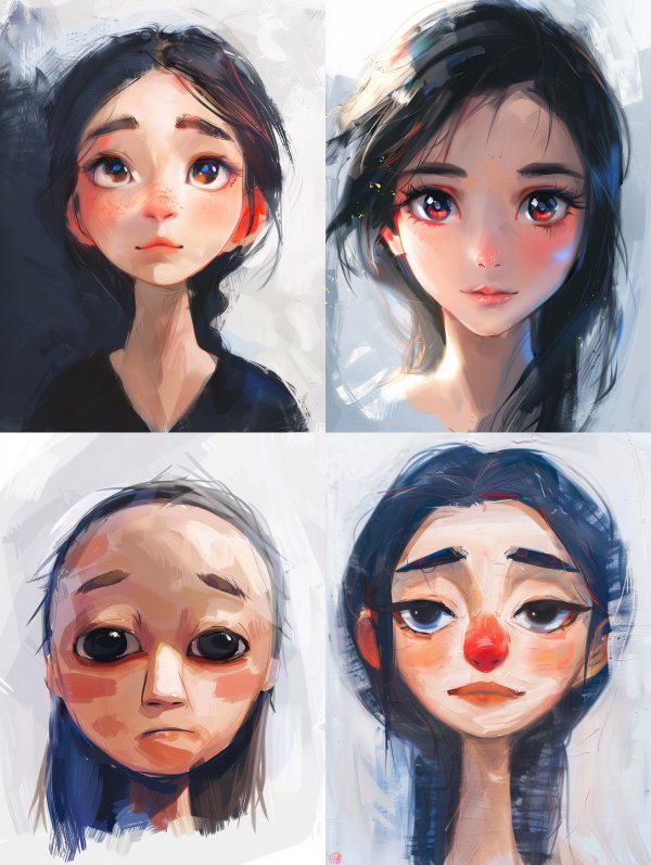 Emotional Spectrum Digital Portraits