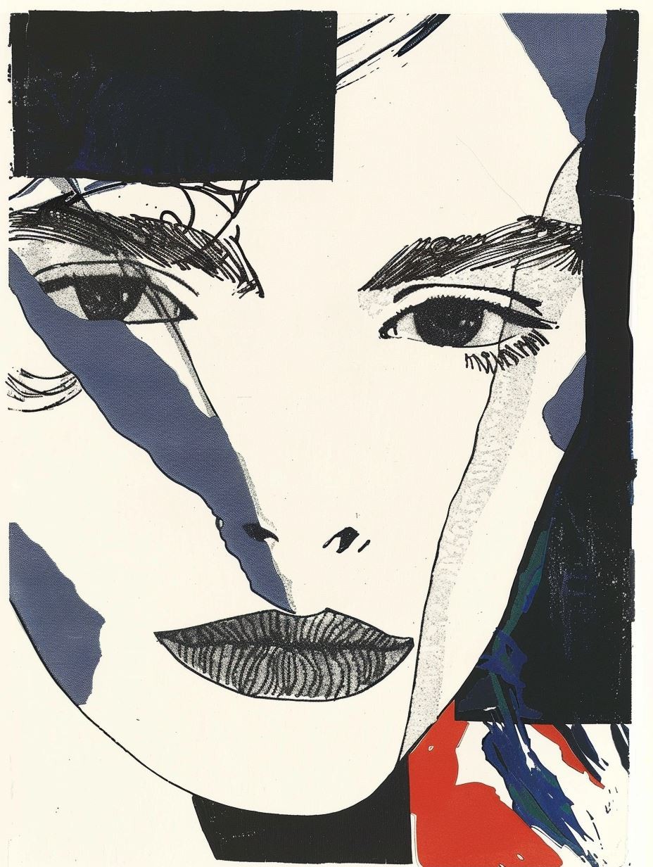 Fragmented Modernist Portrait Study