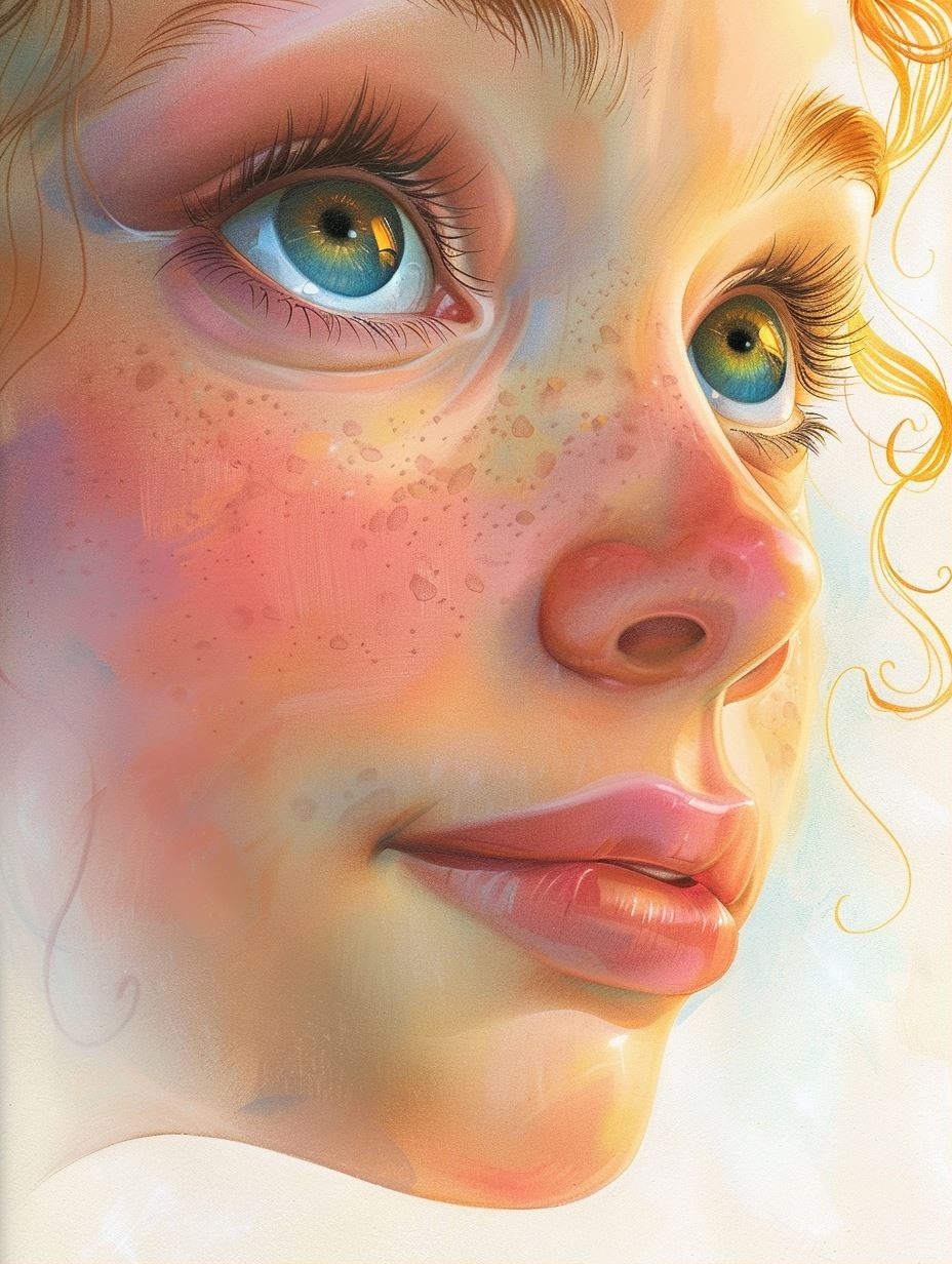 Sun-Kissed Ethereal Portrait