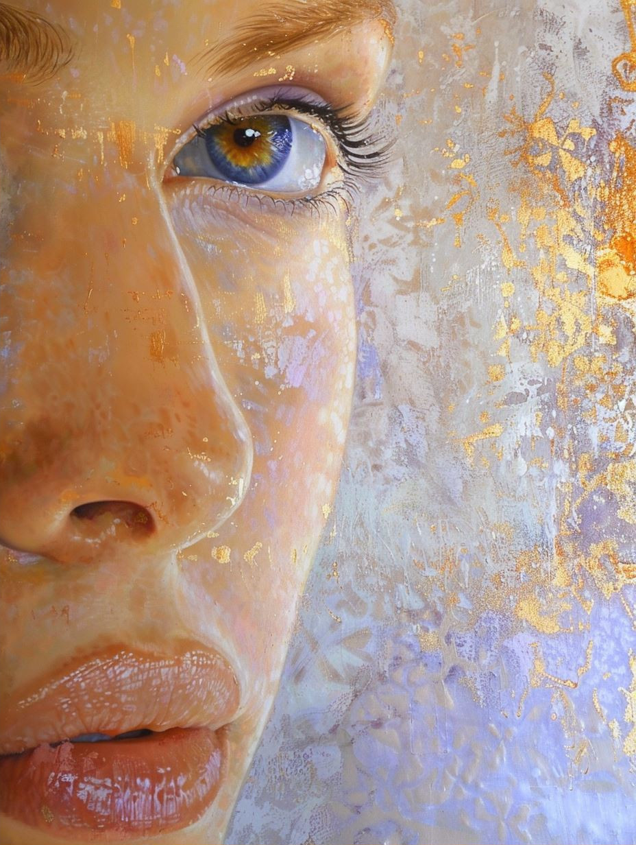 Gilded Fragment Portrait - Image 2