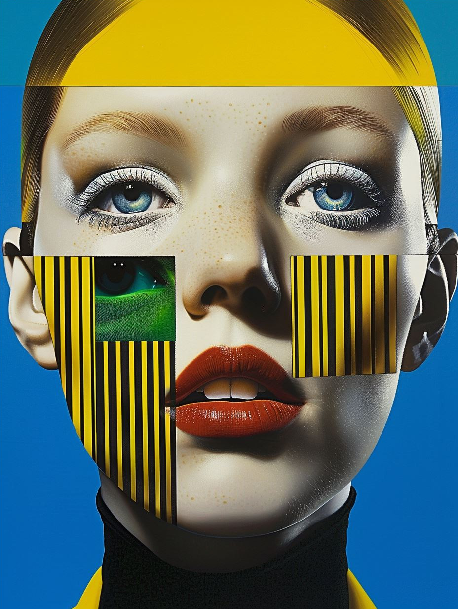 Fragmented Digital Portraiture Fusion - Image 4