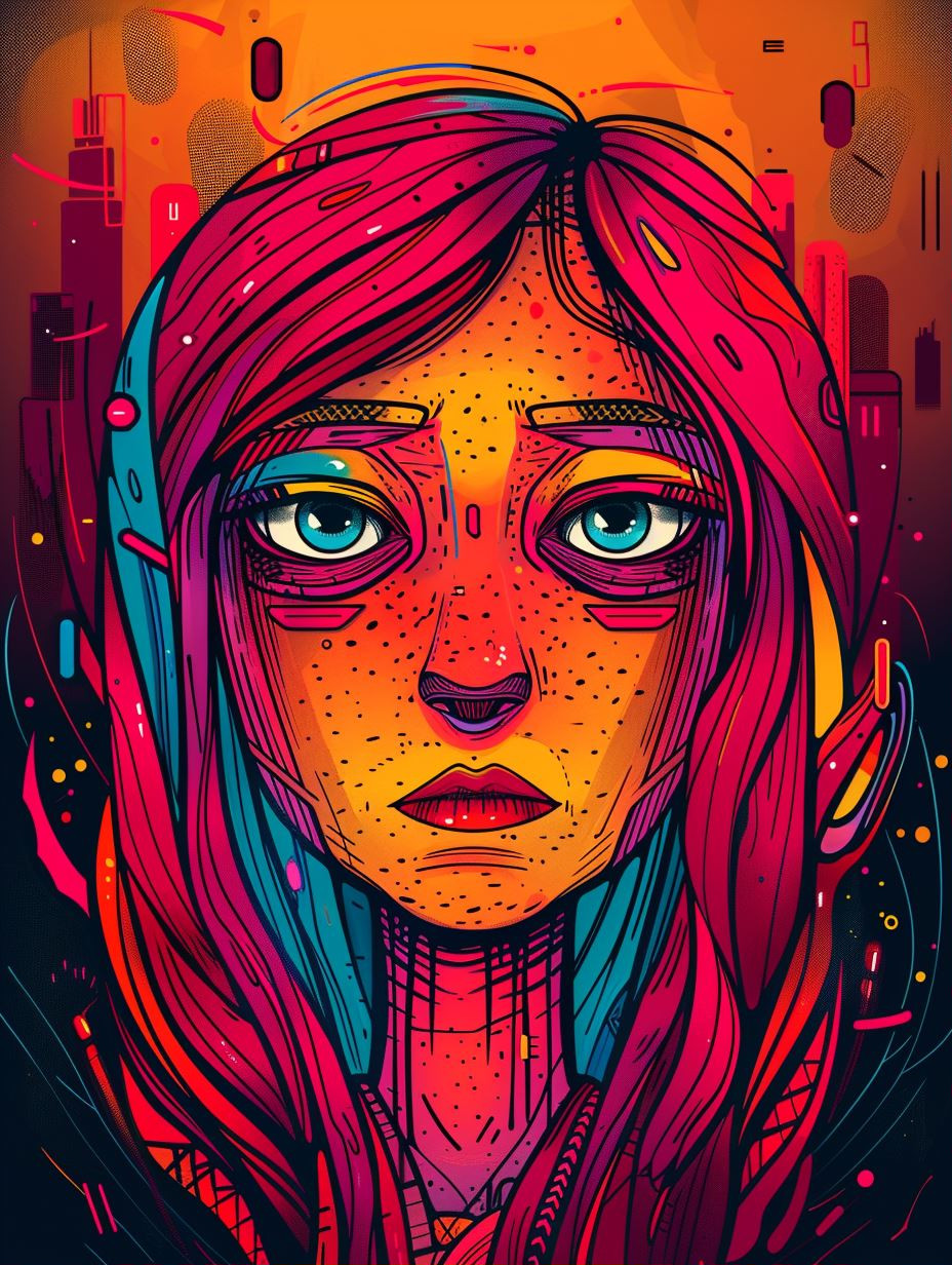 Neon Souls: Cybernetic Portraits - Image 1