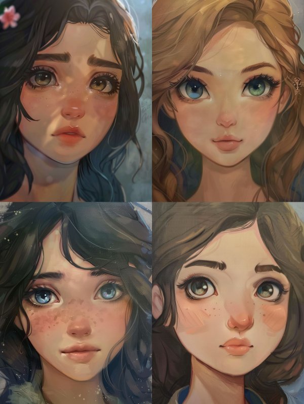 Soft Ethereal Digital Portraiture