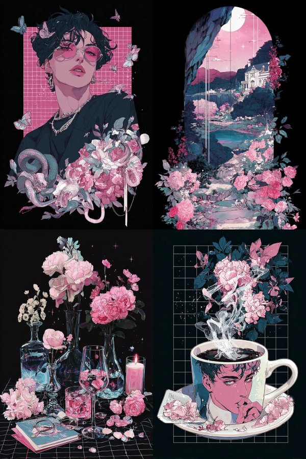 Neon Pastel Dreamscape