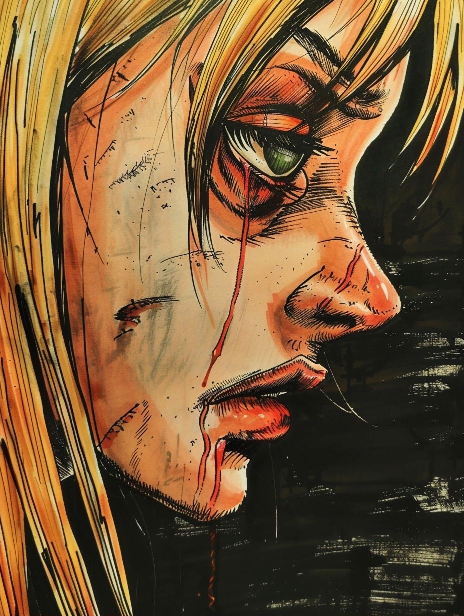 Haunting Crimson Gaze Horror - Image 2