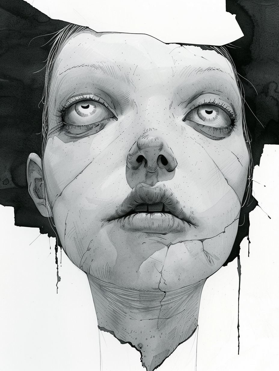 Haunting Monochrome Ethereal Portraits - Image 1