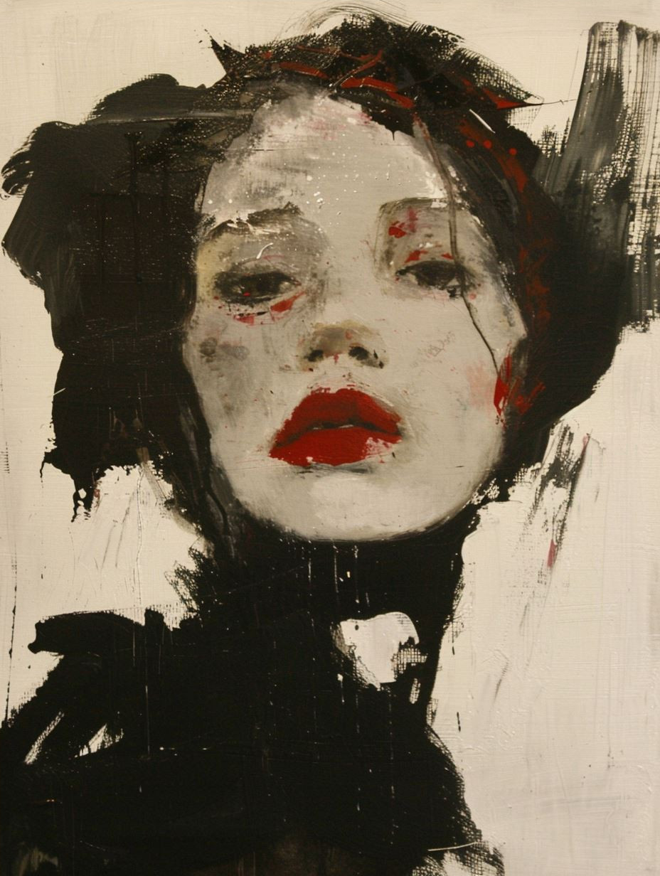 Moody Noir Ink Portraits - Image 4