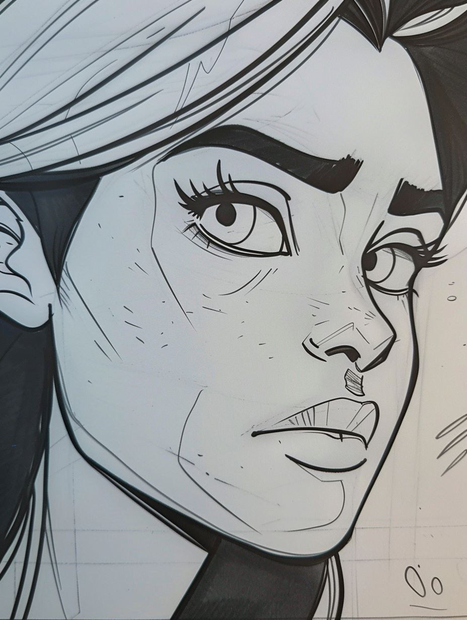 Emotional Portraits in Stylized Art - Image 1