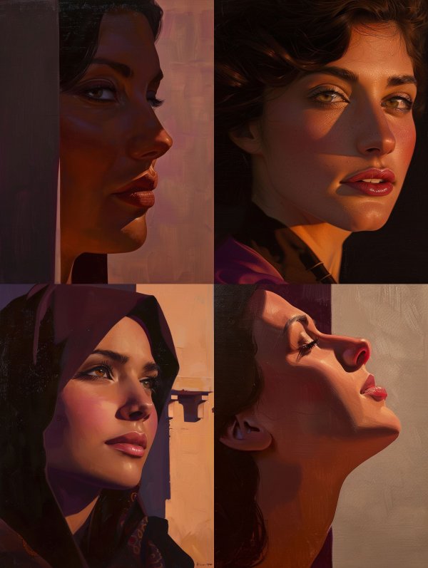 Cinematic Portraits in Dramatic Light