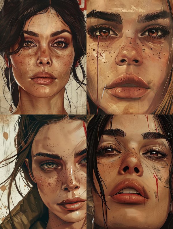 Raw Emotion: Digital Portrait Study
