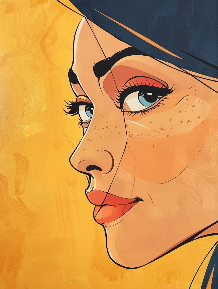 Modern Stylized Female Portraiture - Image 1