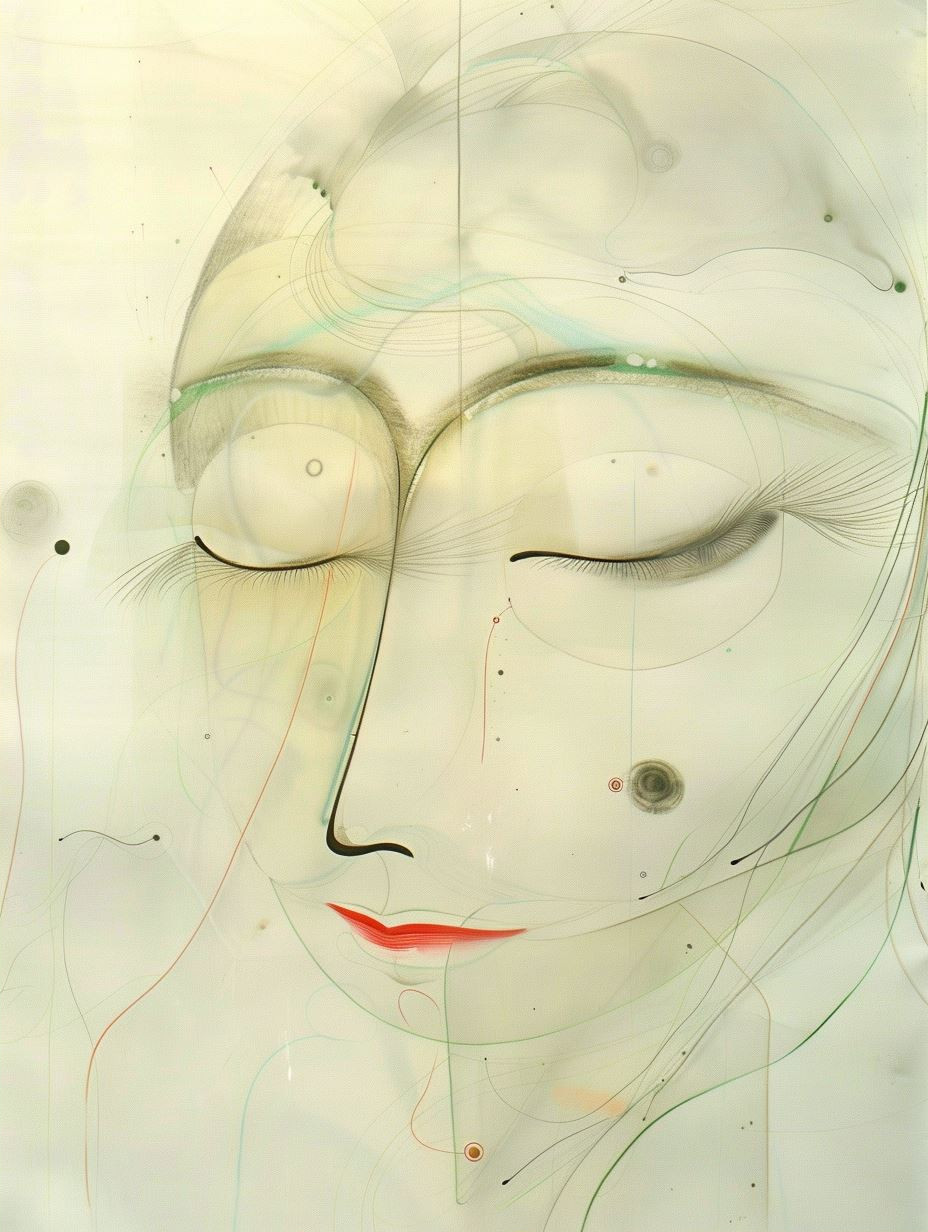 Abstract Fragmented Feminine Gaze - Image 2
