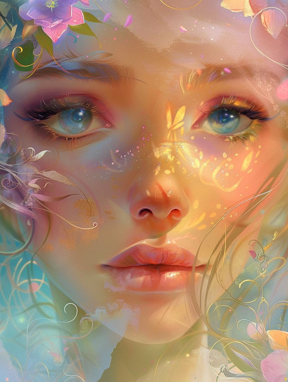 Ethereal Blooms: A Floral Dreamscape - Image 2