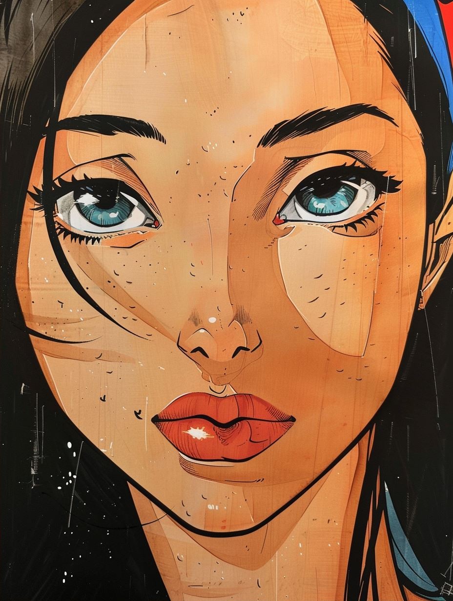 Intense Gaze of Digital Realism - Image 2
