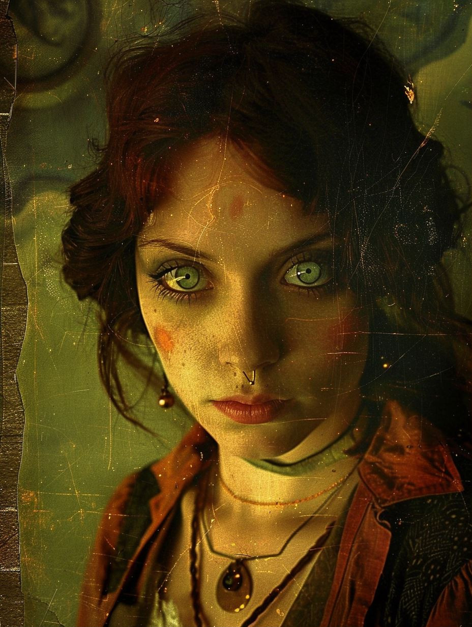 Haunting Gothic Oil Portraits - Image 1