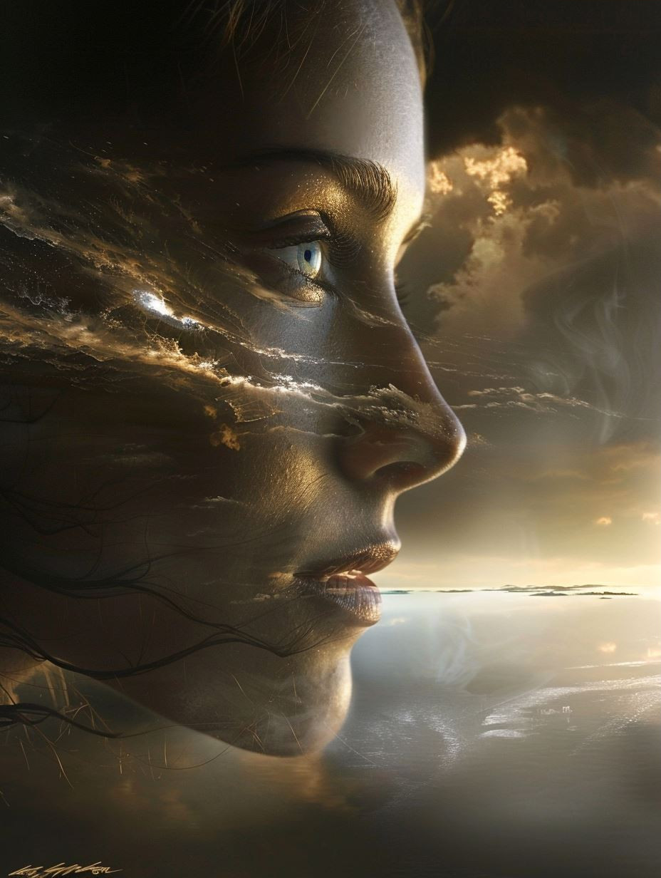 Ethereal Faces in Cosmic Dust - Image 3