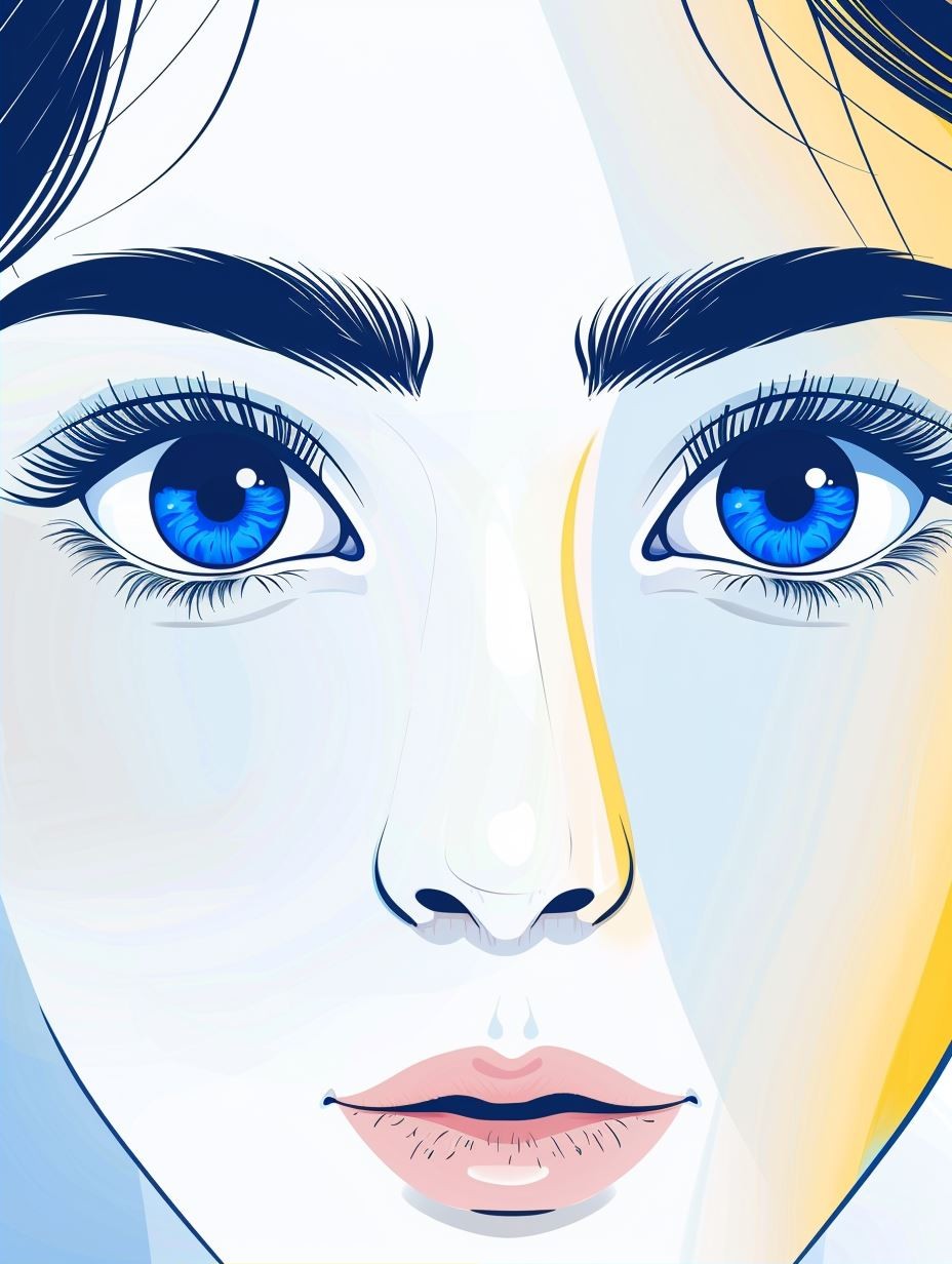 Azure Dreams Ethereal Portrait - Image 2