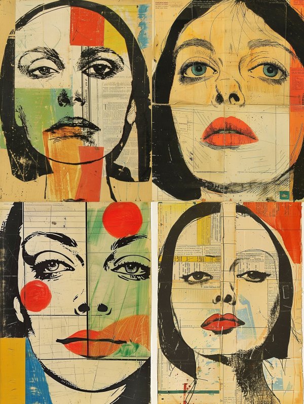 Fragmented Gazes in Pop Art