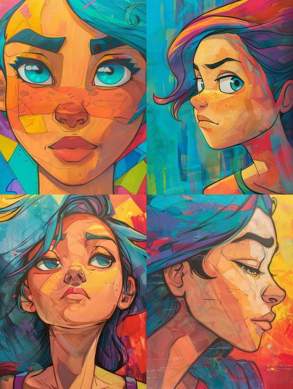 Vibrant Visions of a Digital Muse