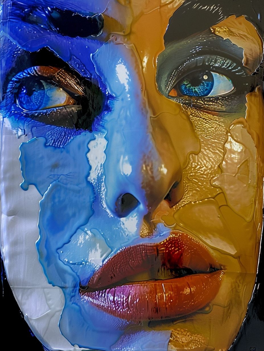 Molten Glass Portrait Fusion - Image 2