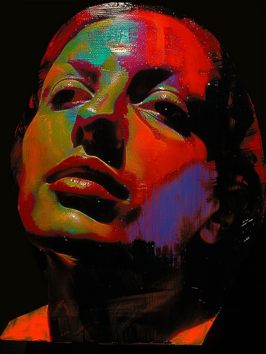 Prismatic Portraits in Neon Light - Image 3