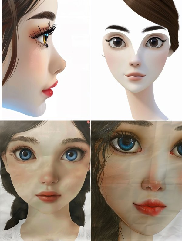 Digital Portraits of Ethereal Beauty