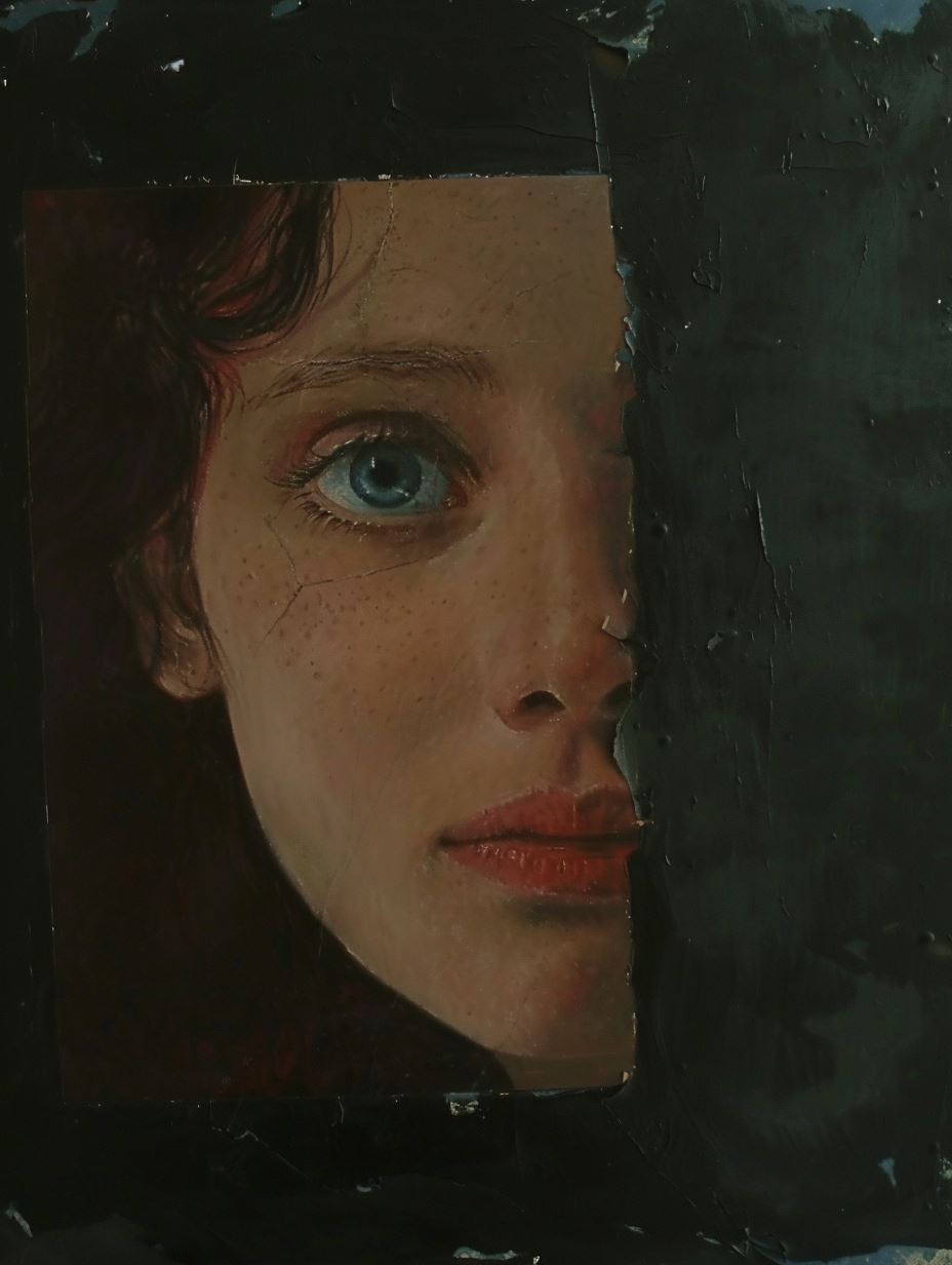 Melancholic Cinematic Portrait Study - Image 3