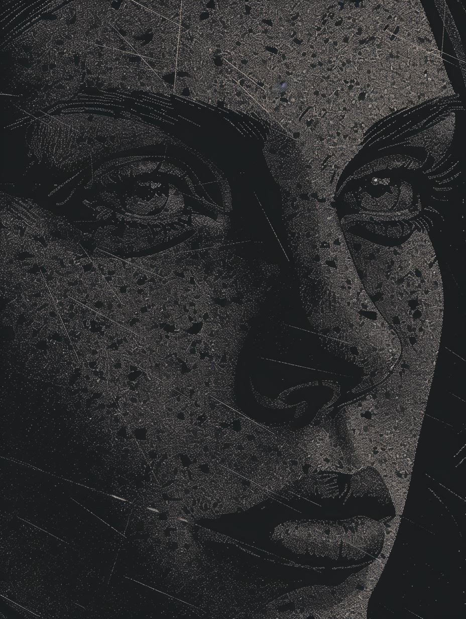 Dark Cinematic Charcoal Portraits - Image 1