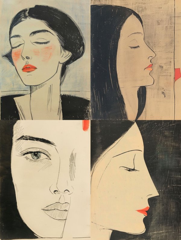 Minimalist Ethereal Female Portraits