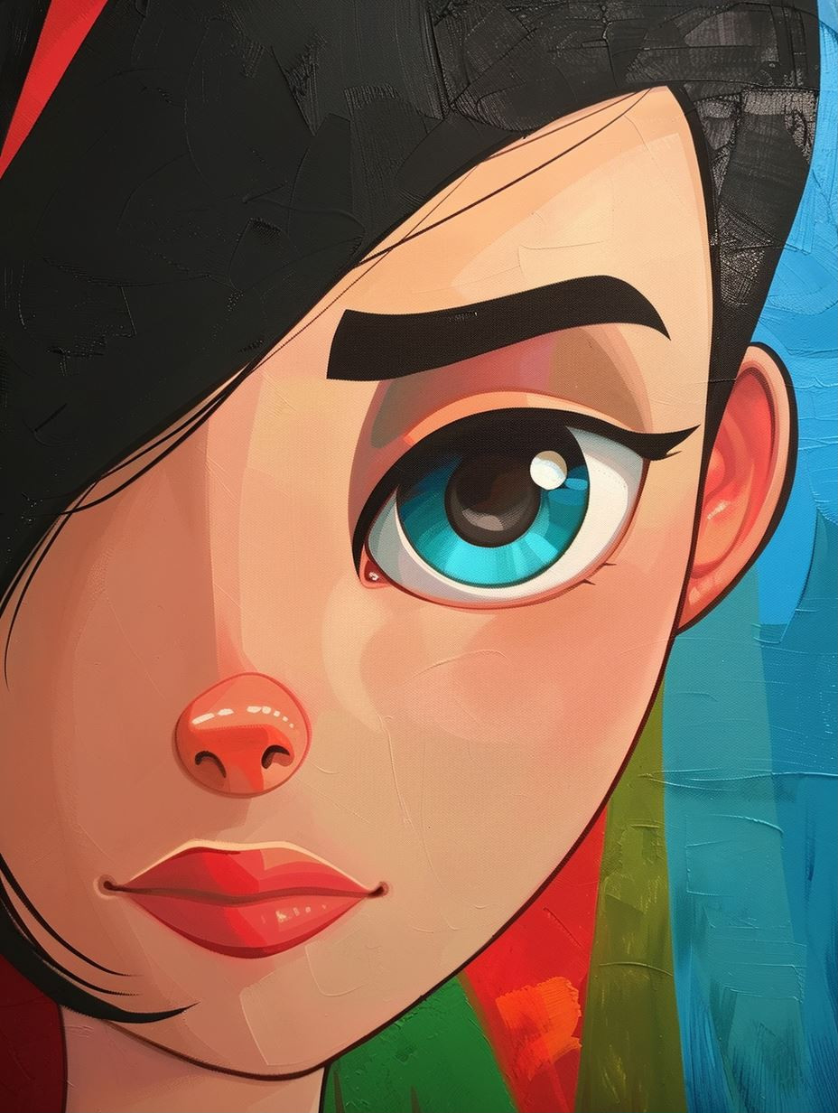 Diverse Digital Portraits of Stylized Women - Image 1