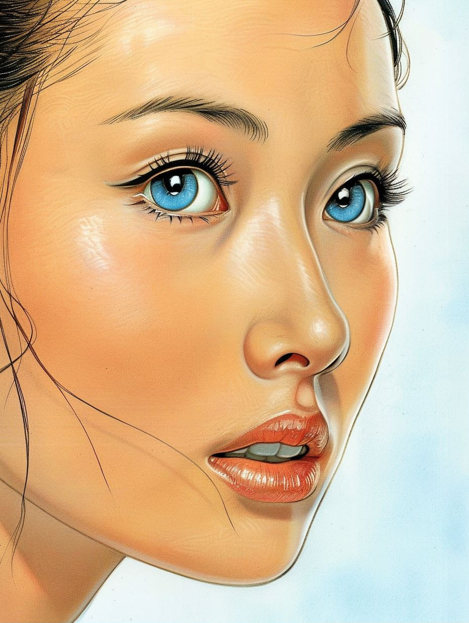 Ethereal Gazes: A Study of Digital Portraits - Image 1