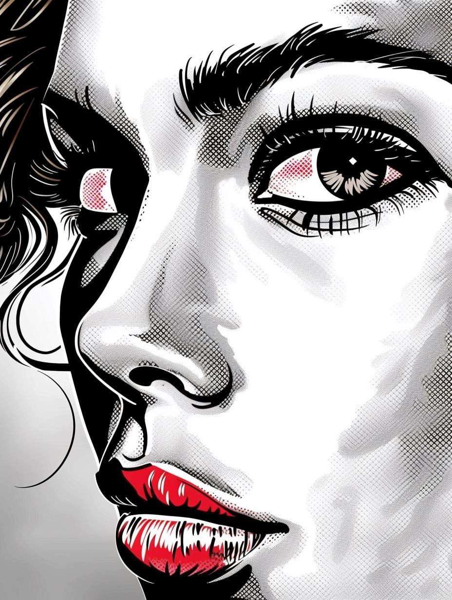 Noir Pop Portrait - Image 2