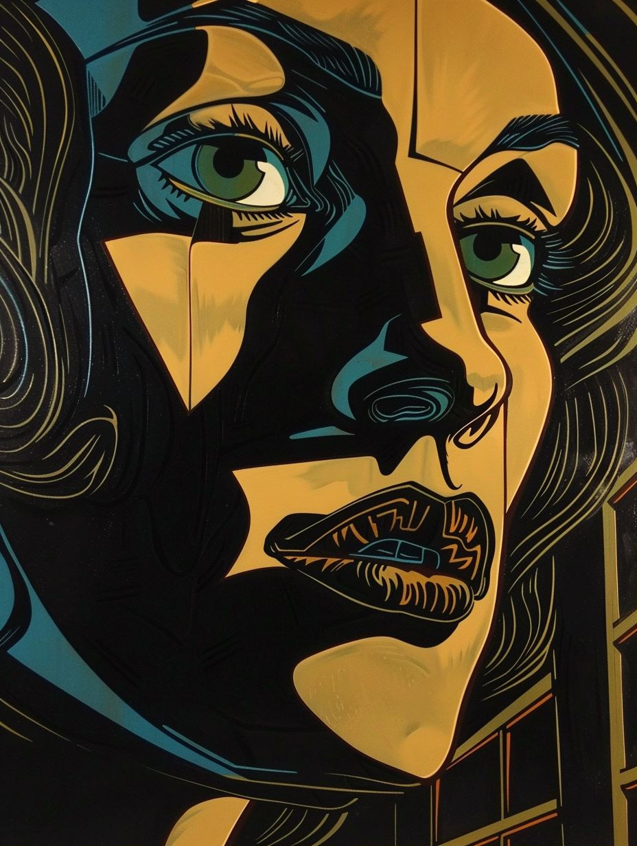 Noir Golden Gaze - Image 1
