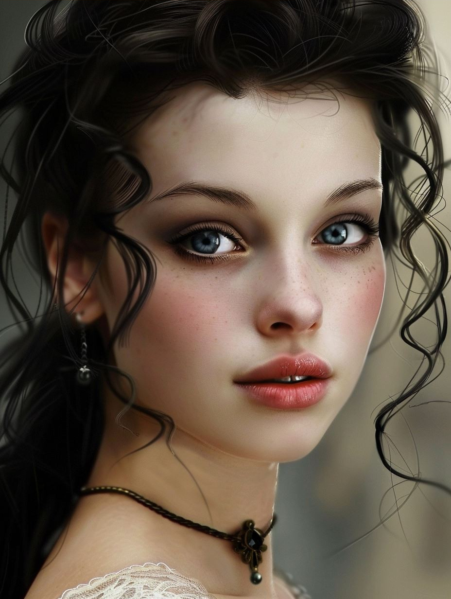 Ethereal Gazes: A Study in Blue Eyes - Image 3