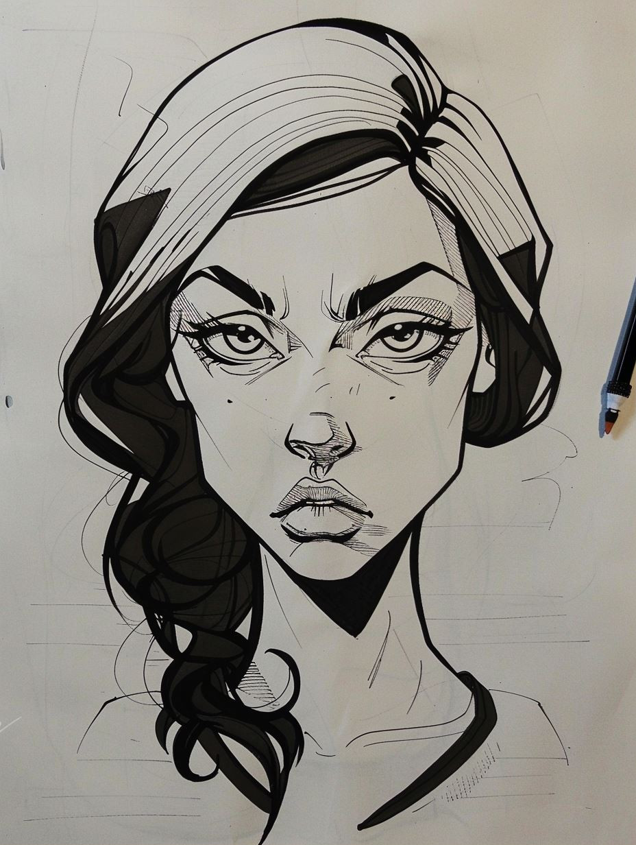 Four Shades of a Fierce Gaze - Image 1