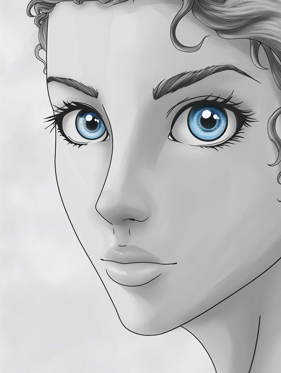 Ethereal Visions: Digital Portrait Studies - Image 4