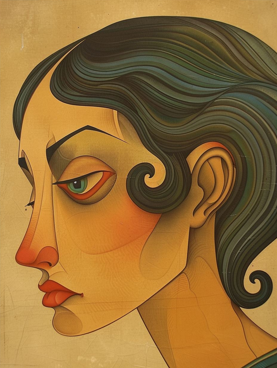 Faces of Art Deco Elegance - Image 4