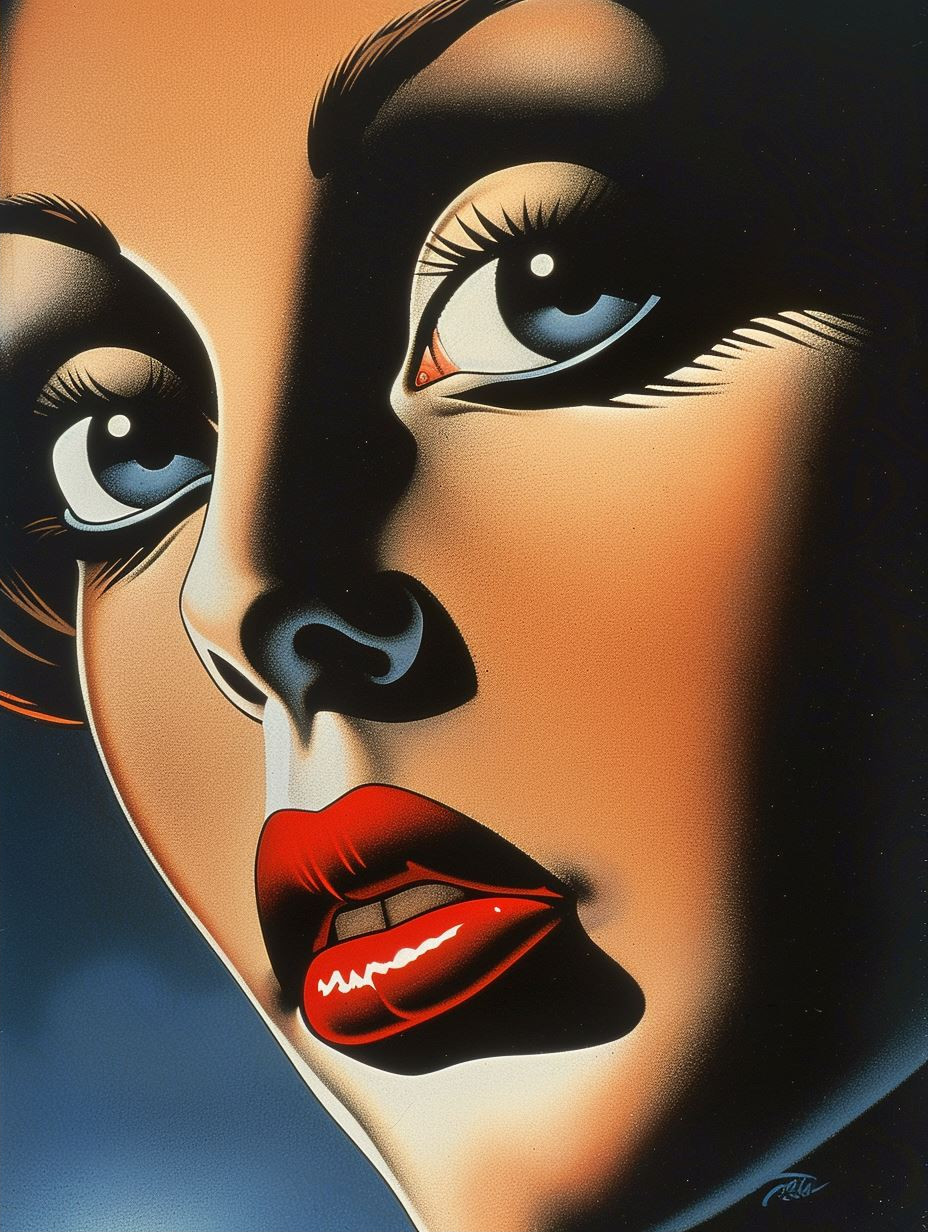 Dramatic Shadows of Feminine Grace - Image 2