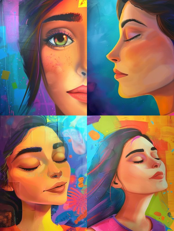 Vibrant Dreamy Portrait Studies